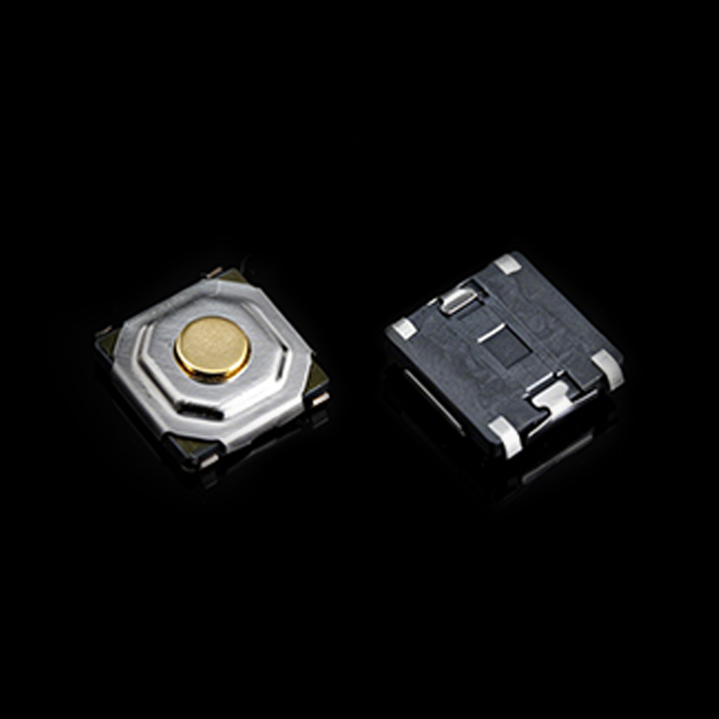 TS-C008015A 4×4. тактильный переключатель с квадратной крышкой и заземляющим корпусом