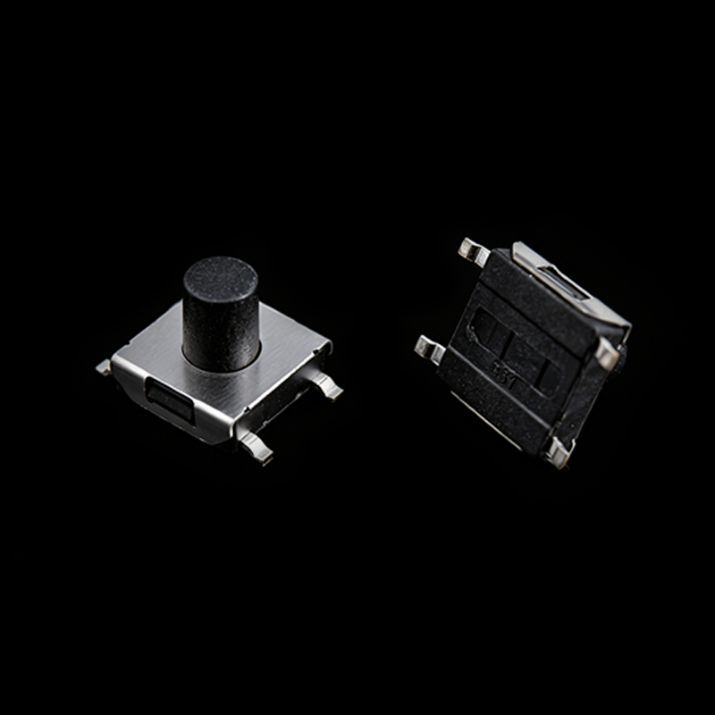 TS-D007134 6.2*6.2 4-контактный тактильный переключатель SMD с красной крышкой