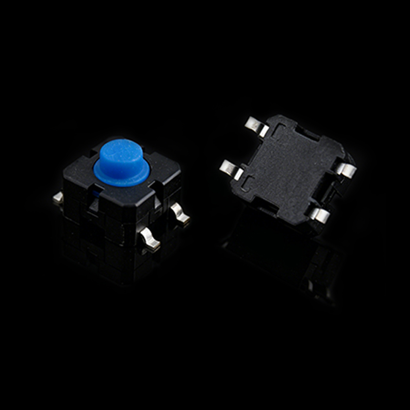 TS-F011020 6.5×6.5. силиконовый тактильный переключатель с синей приводной головкой