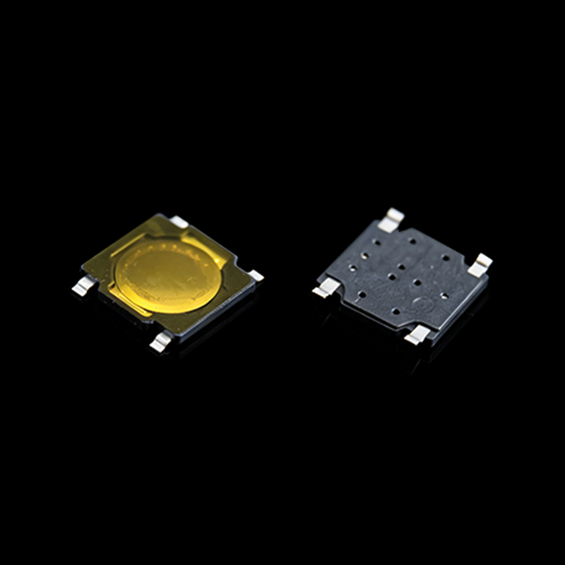 TS-A009004 4.5×4.5×0.55 мембранный тактильный переключатель с плоскими выводами