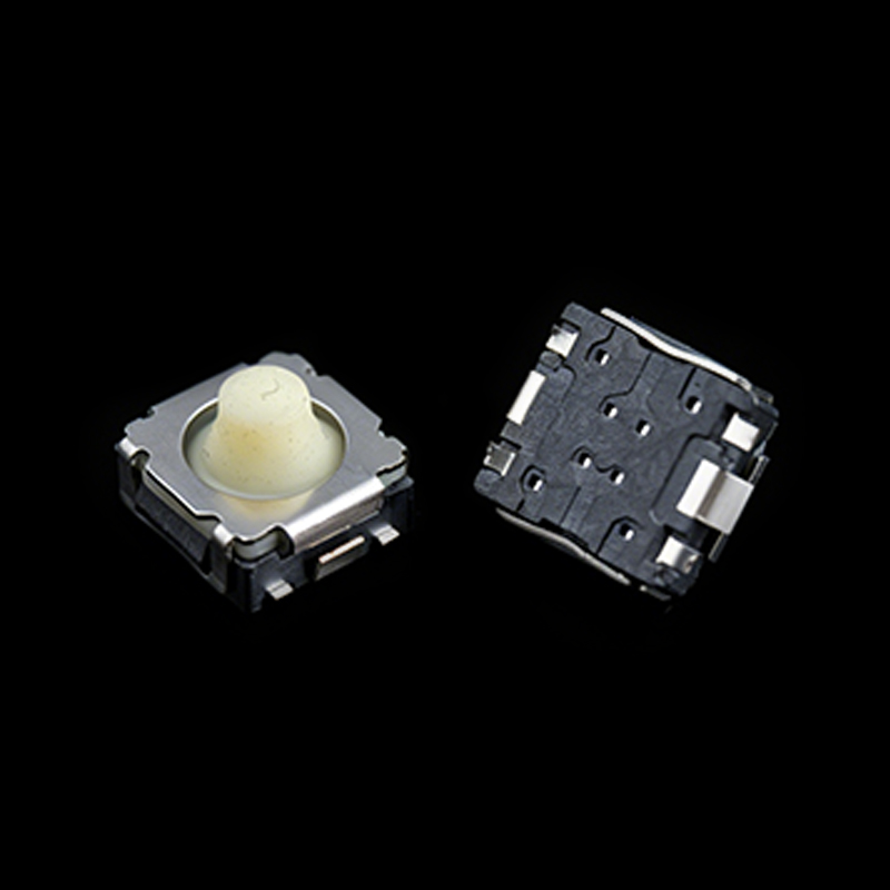 TS-F011030A 6×6×4.1 силиконовый тактильный переключатель с желтой приводной головкой