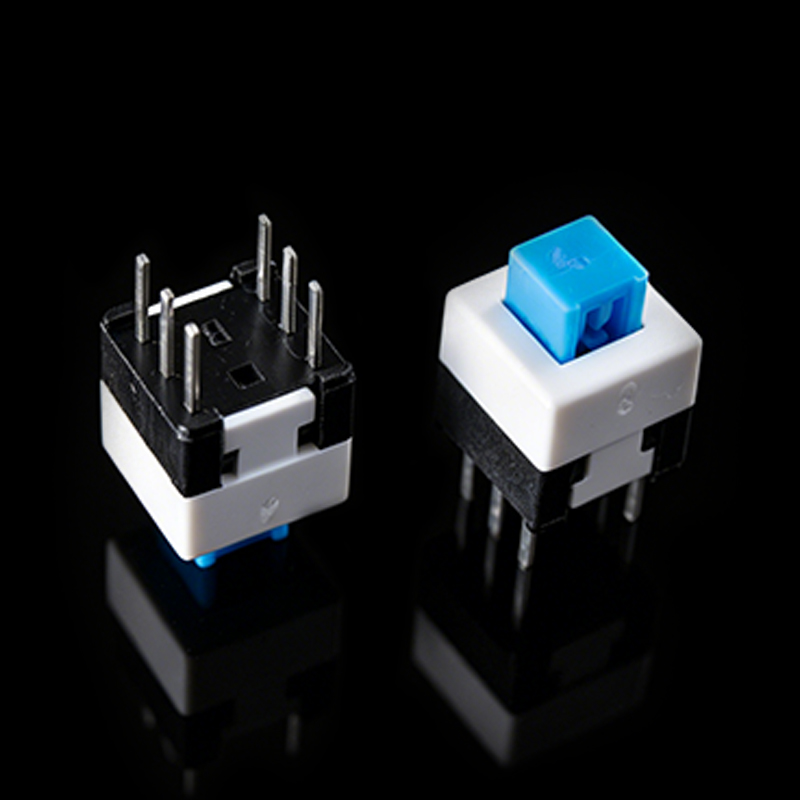 TS-K010113 7×7. двухрядный самоблокирующийся тактильный переключатель с плоской приводной головкой