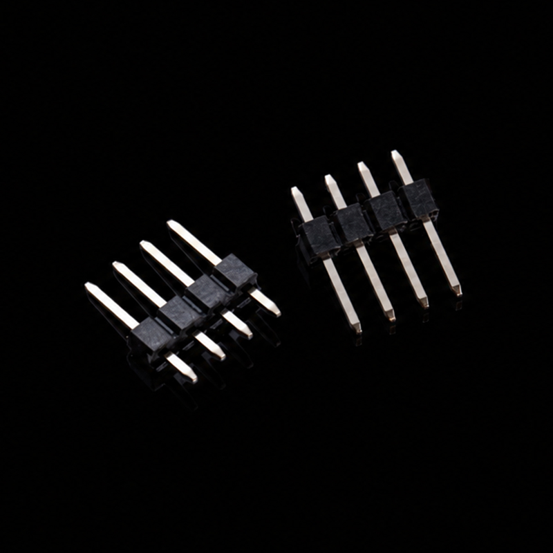 TS-S011156 Однорядный прямой разъем с шагом 2,54 мм, 1 x 4 контакта