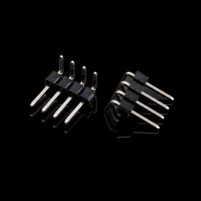 TS-S011232 Однорядный угловой разъем с шагом 2,54 мм, 1 x 4 контакта